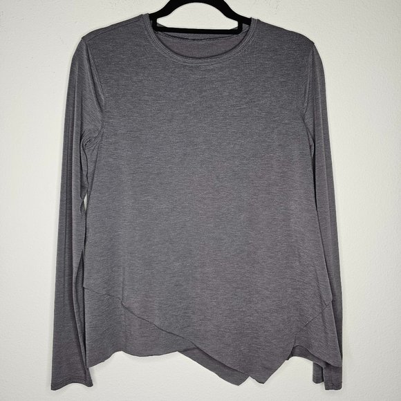Preloved Lululemon Women's Gray/(P2P 19", Length 24") Activewear Shirt - Picture 1 of 4